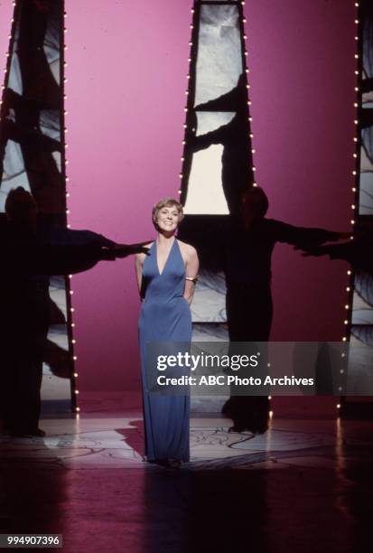 Julie Andrews performing on 'The Julie Andrews Hour'.