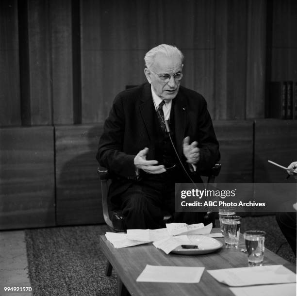 Speaker of the House John McCormack on Walt Disney Television via Getty Images's 'Issues and Answers'.