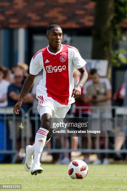 Navajo Bakboord of Ajax during the Club Friendly match between Ajax v FC Nordsjaelland at the Sportpark Putter Eng on July 7, 2018 in Putten...