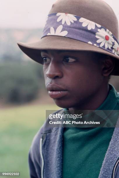 LeVar Burton on the set of 'Roots'.