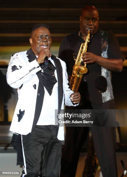 Philip Bailey of Earth, Wind and Fire performs during Classic Open Air at Gendarmenmarkt on July 9, 2018 in Berlin, Germany.