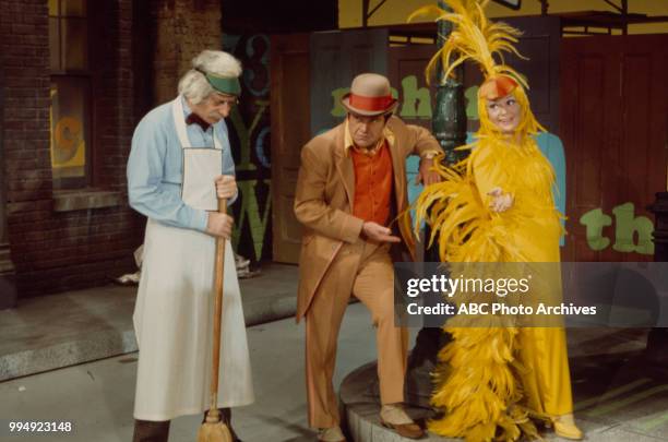 Steve Landesberg, Alan King, Totie Fields appearing on 'The Many Faces of Comedy'.