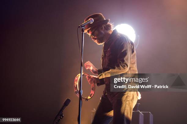 Mark Oliver Everett from Eels performs at L'Olympia on July 9, 2018 in Paris, France.