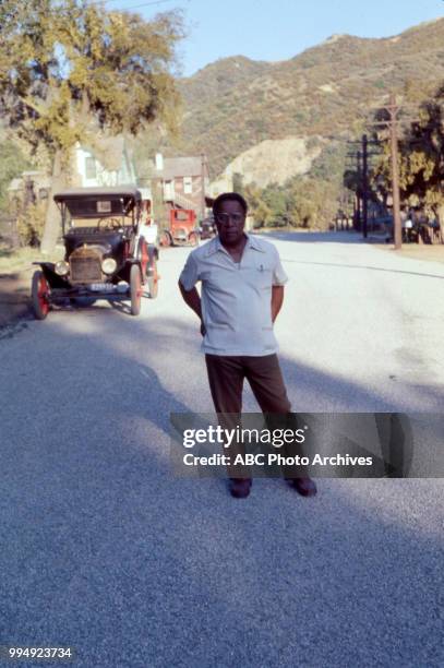 Alex Haley appearing on 'Roots: One Year Later'.