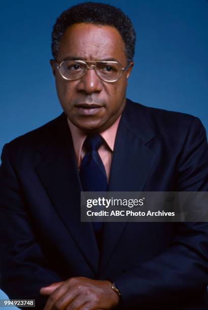 Alex Haley appearing on 'Roots: One Year Later'.