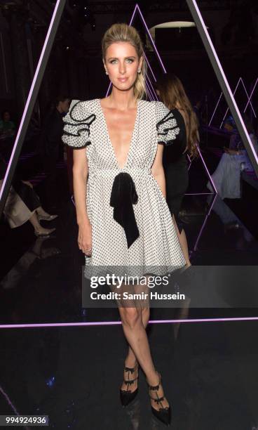 Nicky Hilton Rothschild attends the Ralph & Russo Couture Haute Couture Fall/Winter 2018-2019 show as part of Haute Couture Paris Fashion Week on...