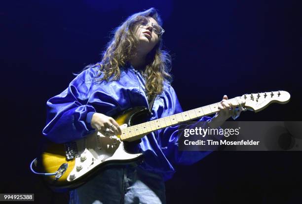 Clairo performs in support of her "diary 001" release at the Bill Graham Civic Auditorium on June 30, 2018 in San Francisco, California.