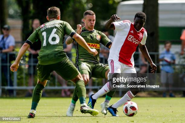 Hassane Bande of Ajax during the Club Friendly match between Ajax v FC Nordsjaelland at the Sportpark Putter Eng on July 7, 2018 in Putten Netherlands