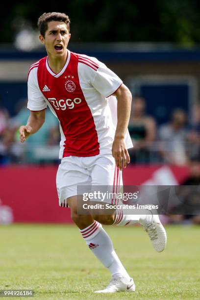 Sebastian Pasquali of Ajax during the Club Friendly match between Ajax v FC Nordsjaelland at the Sportpark Putter Eng on July 7, 2018 in Putten...