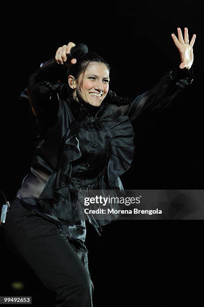 Elisa performs at the Mediolanum Forum on May 14, 2010 in Milan, Italy.