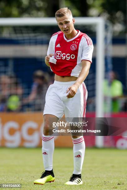 Boy Kemper of Ajax during the Club Friendly match between Ajax v FC Nordsjaelland at the Sportpark Putter Eng on July 7, 2018 in Putten Netherlands