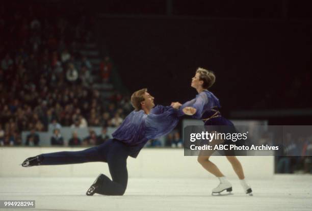 Sarajevo, Bosnia-Herzegovina Christopher Dean, Jayne Torvill in the ice dancing competition at the 1984 Winter Olympics / XIV Olympic Winter Games,...