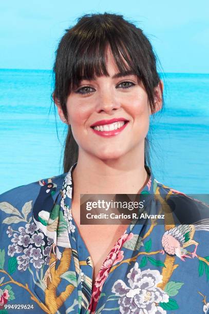 Actress Cristina Abad attends 'El Mejor Verano De Mi Vida' premiere at the Capitol cinema on July 9, 2018 in Madrid, Spain.