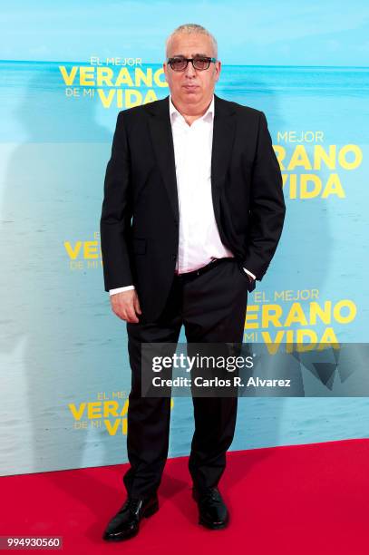 Actor Leo Harlem attends 'El Mejor Verano De Mi Vida' premiere at the Capitol cinema on July 9, 2018 in Madrid, Spain.