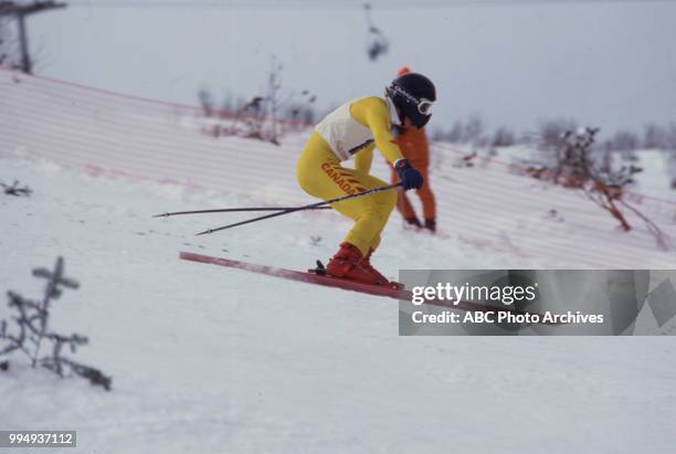 Sarajevo, Bosnia-Herzegovina Gary Athans in the Men's downhill skiing competition at the 1984 Winter Olympics / XIV Olympic Winter Games, Bjelanica.