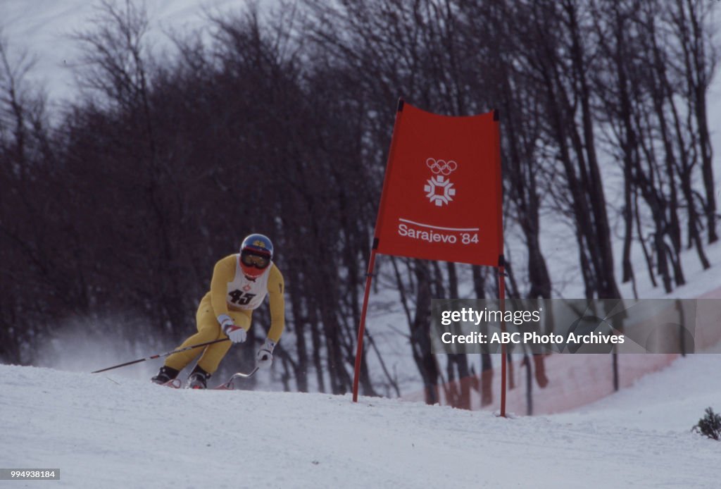 Hubertus von Fürstenberg-von Hohenlohe Competing In The 1984 Winter Olympics