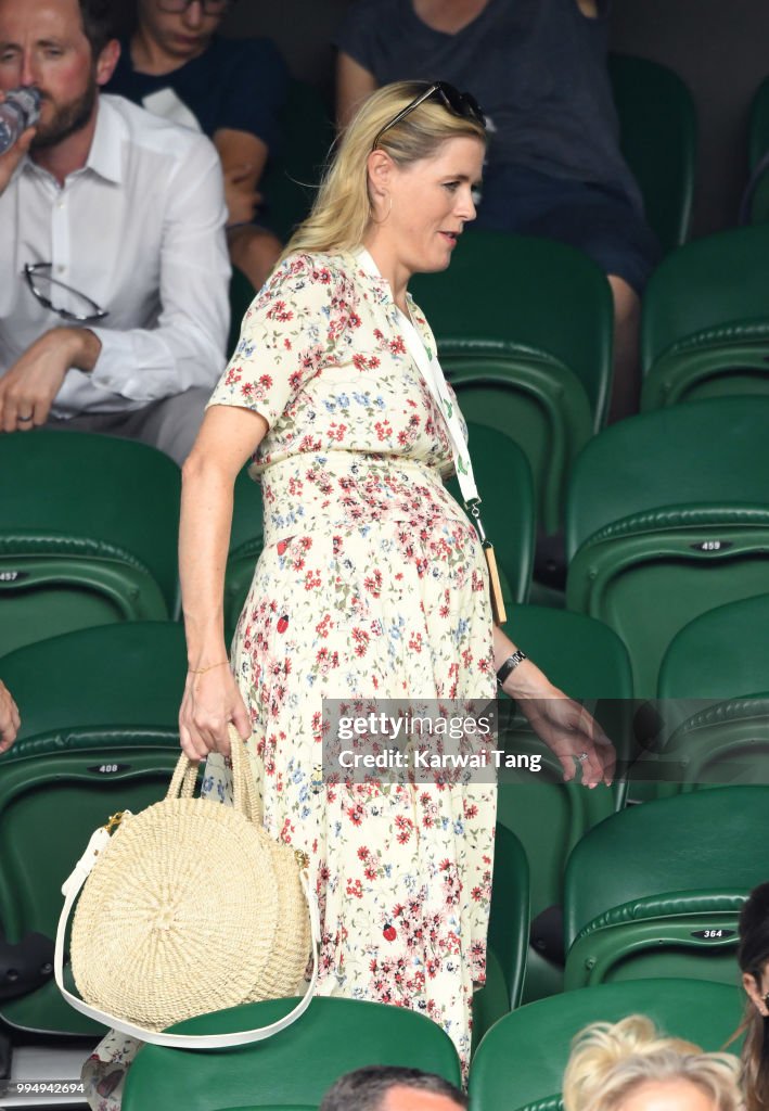 Celebrities Attend Wimbledon