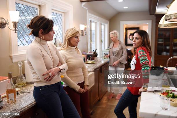 Frittered Friendship" Episode 1008 -- Pictured: Luann de Lesseps , Sonja Morgan, Dorinda Medley, Bethenny Frankel --