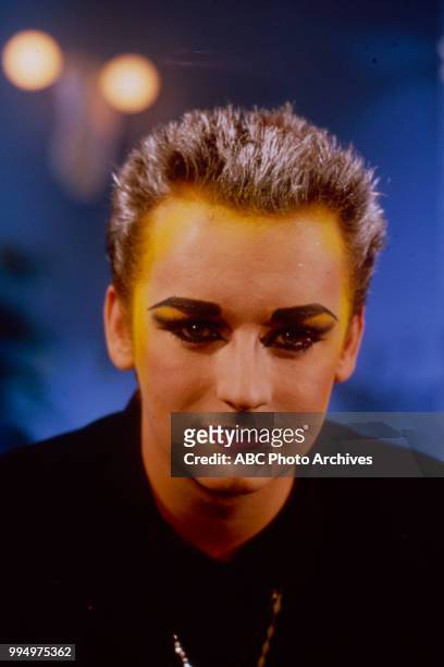 Boy George appearing on the 'Barbara Walters Special'.