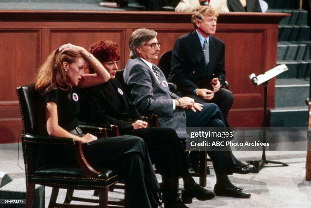 Kim Goldman, Sharon Rufo, Fred Goldman, Ted Koppel On 'Nightline'