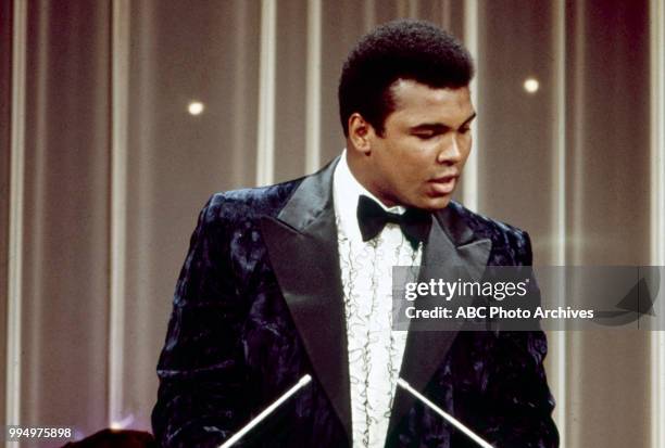 Muhammad Ali appearing on 'The Best'.
