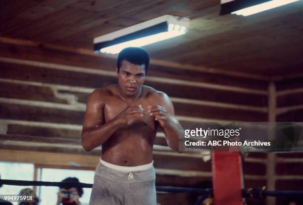 Muhammad Ali boxing, for Athlete of the Year.