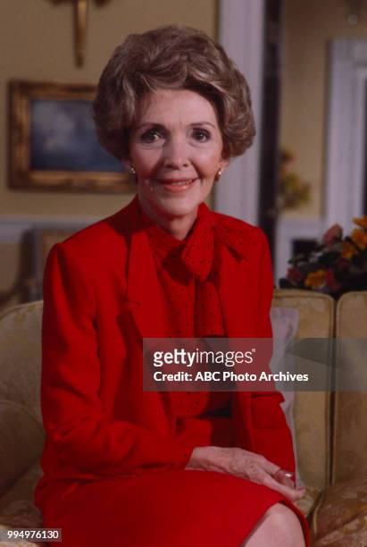 First Lady Nancy Reagan portrait.
