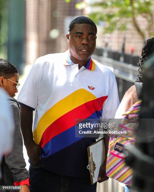 Tracy Morgan is seen filming 'The Last O.G.' on July 9, 2018 in New York, New York.