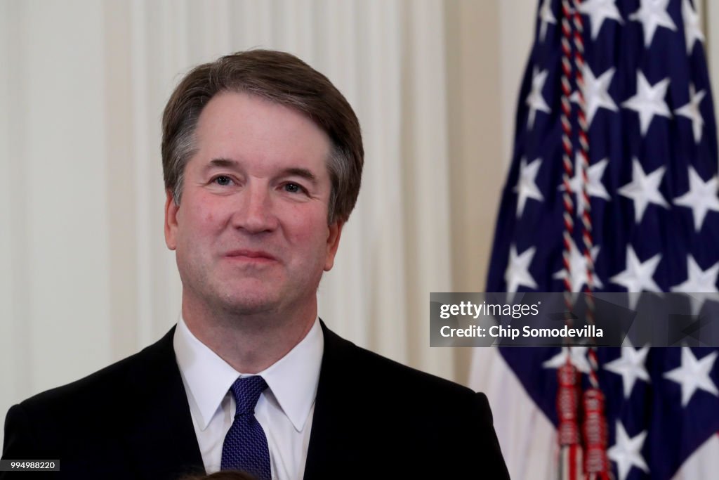 Trump Announces His Nominee To Succeed Anthony Kennedy On U.S. Supreme Court