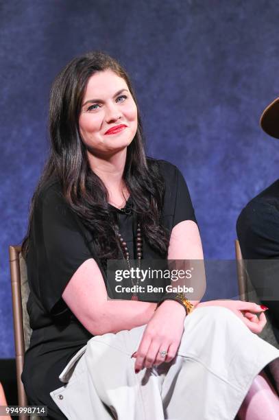 Actress Jodi Lyn O'Keefe attends Hit The Floor Clips & Conversation at the Paley Center For Media on July 9, 2018 in New York City.