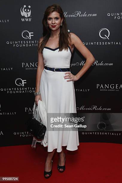 Carly Steel attends the Quintessentially Members Party on Pegasus Yacht during the 63rd Annual Cannes Film Festival on May 14, 2010 in Cannes, France.