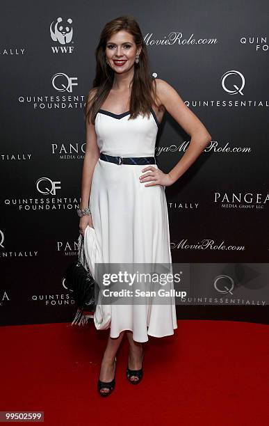 Carly Steel attends the Quintessentially Members Party on Pegasus Yacht during the 63rd Annual Cannes Film Festival on May 14, 2010 in Cannes, France.