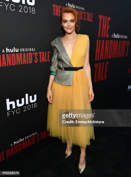Madeline Brewer attends "The Handmaid's Tale" Hulu finale at The Wilshire Ebell Theatre on July 9, 2018 in Los Angeles, California.
