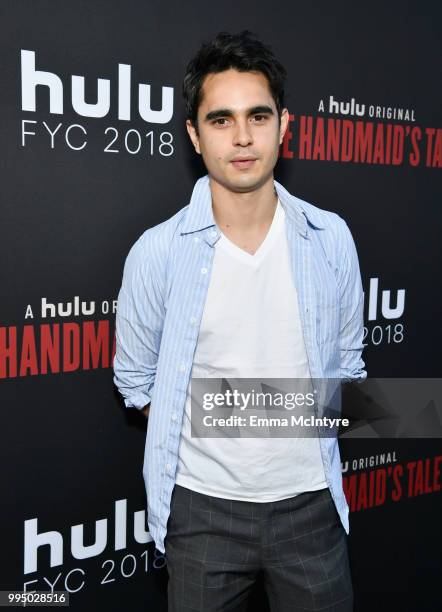 Max Minghella attends "The Handmaid's Tale" Hulu finale at The Wilshire Ebell Theatre on July 9, 2018 in Los Angeles, California.