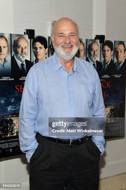 Rob Reiner attends the premiere of Vertical Entertainment's "Shock and Awe" at The London West Hollywood on July 9, 2018 in West Hollywood,...