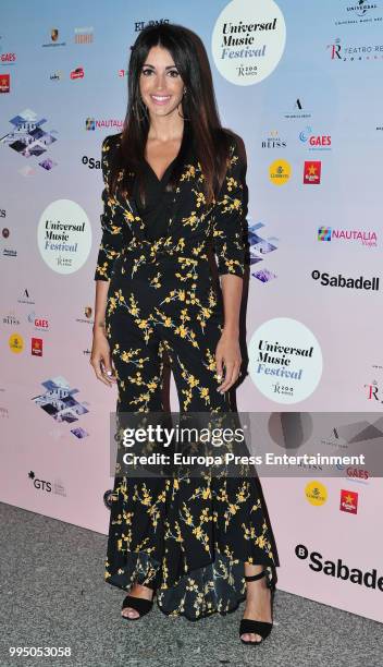 Noelia Lopez attends Nina Pastori's concert on July 9, 2018 in Madrid, Spain.