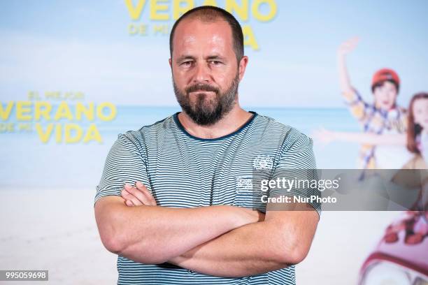 Ricardo Castella attends to presentation of &quot;El mejor verano de mi vida&quot; at Intercontinental Hotel in Madrid, Spain. July 09, 2018.