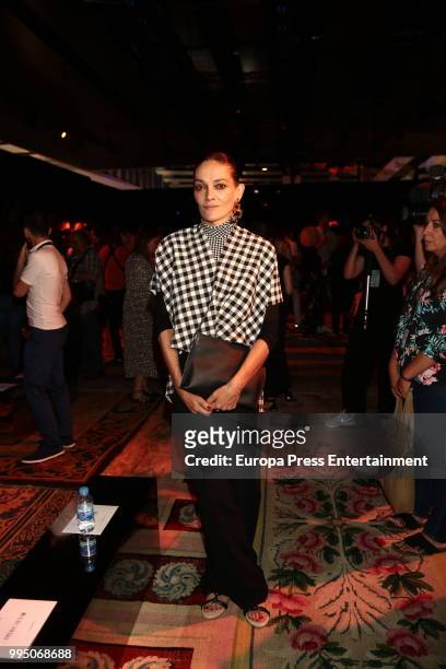 Laura Ponte attends Roberto Verino show at Mercedes Benz Fashion Week Madrid Spring/ Summer 2019 on July 9, 2018 in Madrid, Spain.