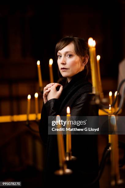 Actor Hattie Morahan is photographed for the Times on November 13, 2014 in London, England.