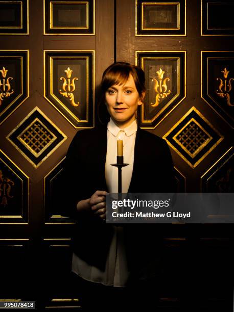 Actor Hattie Morahan is photographed for the Times on November 13, 2014 in London, England.