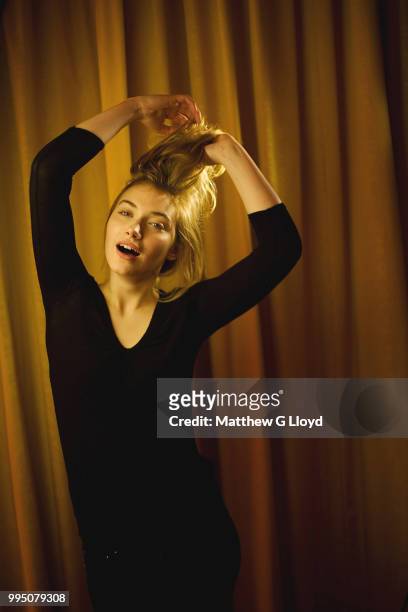 Actor Imogen Poots is photographed for the Times on December 14, 2010 in London, England.