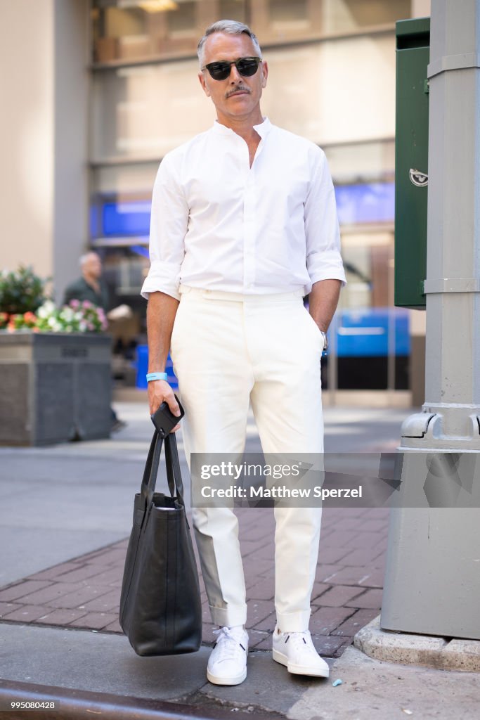 Street Style - July 2018 Men's Fashion Week
