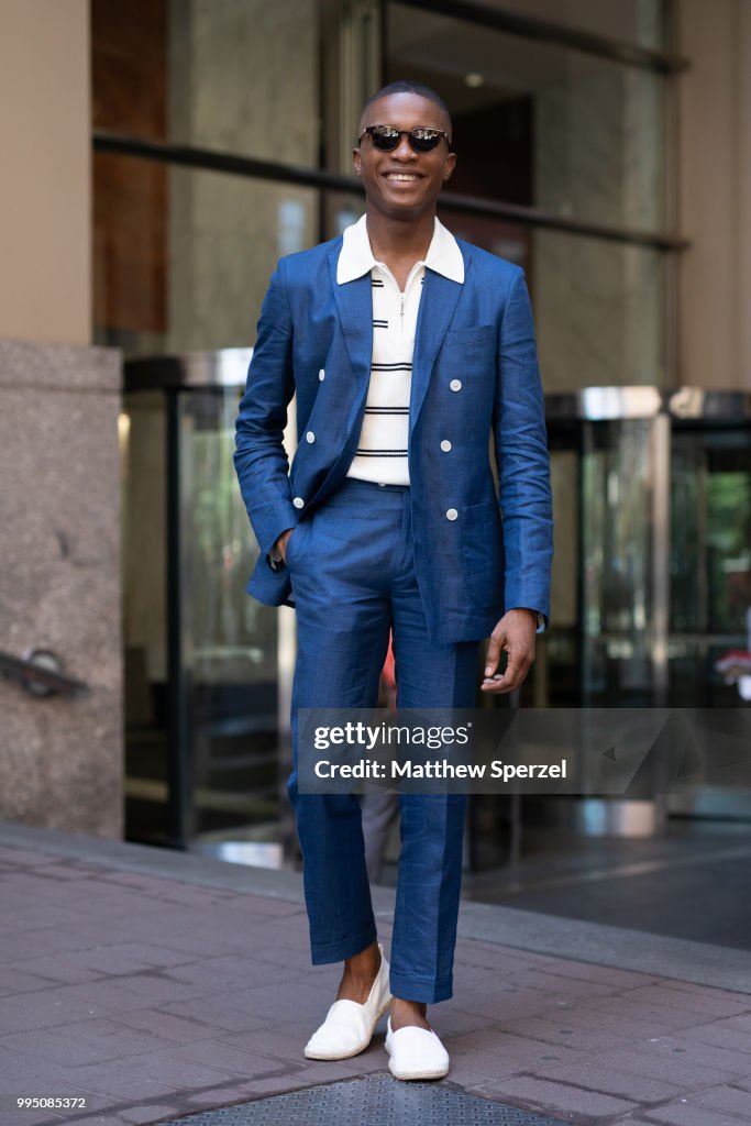 Street Style - July 2018 Men's Fashion Week