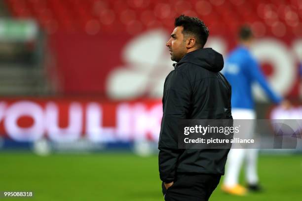 VfL Bochum coach Ismail Atalan pictured before the German 2nd Bundesliga football match between 1. FC Nürnberg and VfL Bochum at the...