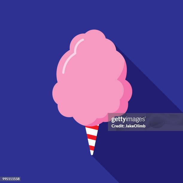 cotton candy wohnung - cotton candy stock-grafiken, -clipart, -cartoons und -symbole