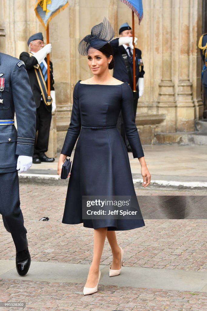 Members Of The Royal Family Attend Events To Mark The Centenary Of The RAF