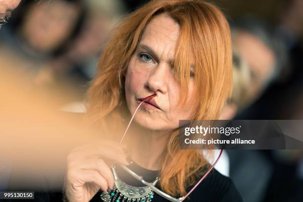 Turkish author and journalist Asli Erdogan, photographed during the award ceremony of the Erich Maria Remarque Peace Prize in Osnabrueck, Germany, 22...