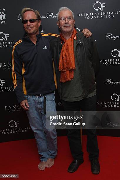 Anthony Hickox and Michael White attend the Quintessentially Members Party on Pegasus Yacht during the 63rd Annual Cannes Film Festival on May 14,...