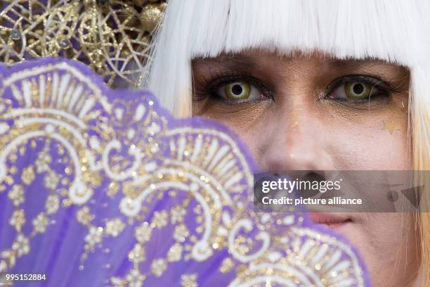 Jenny as 'Horoskop' poses at the manga convention Connichi in Kassel, Germany, 22 September 2017. The convention continues until 23 September 2017....