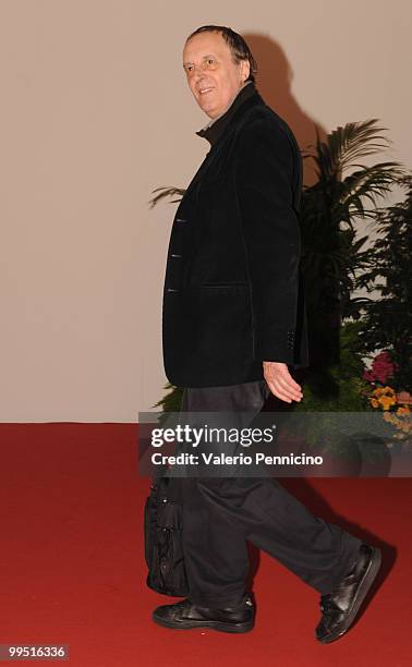 Dario Argento attends the ''La memoria della paura'' meeting during the 2010 Turin International Book Fair on May 14, 2010 in Turin, Italy.